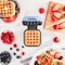 Rise By Dash Rise by Dash 1 waffle Blue Plastic Waffle Maker RMW001GBSK06 - alternate 6